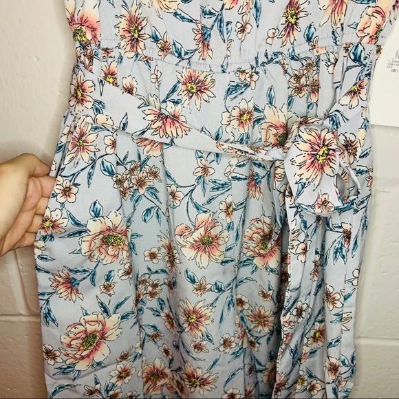 Leith Floral Crop Piped Cami Jumpsuit - Picture 8 of 10